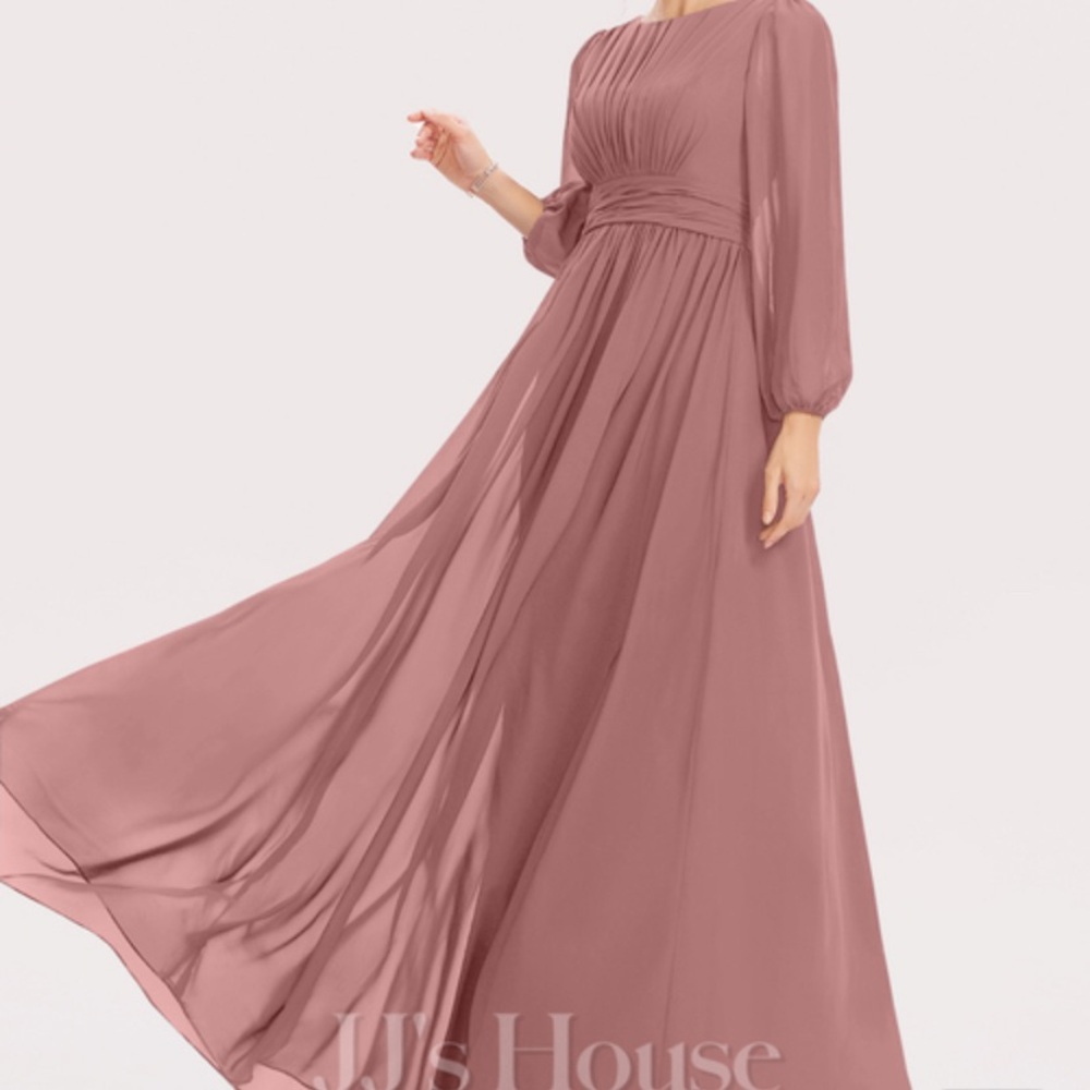 JJs House Elegant Pink Evening Gown